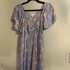 WOMENS PINK ROSE DRESS